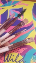 Makeup-Brushes Powder Eyeshadow Eyelash-Eyebrow Blending-Eyeliner Pink Beauty MAANGE