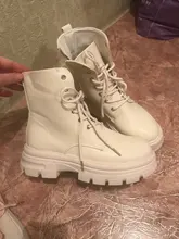 COOTELILI-Botines de punta redonda con cremallera y cordones para mujer, zapatos de moda, antideslizantes, con tacón de 5,5 cm, 2020