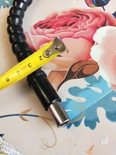 Broca de destornillador eléctrico multifuncional, manguera flexible Universal de serpiente, conexión de eje cardán, extensión blandas, varilla de enlace