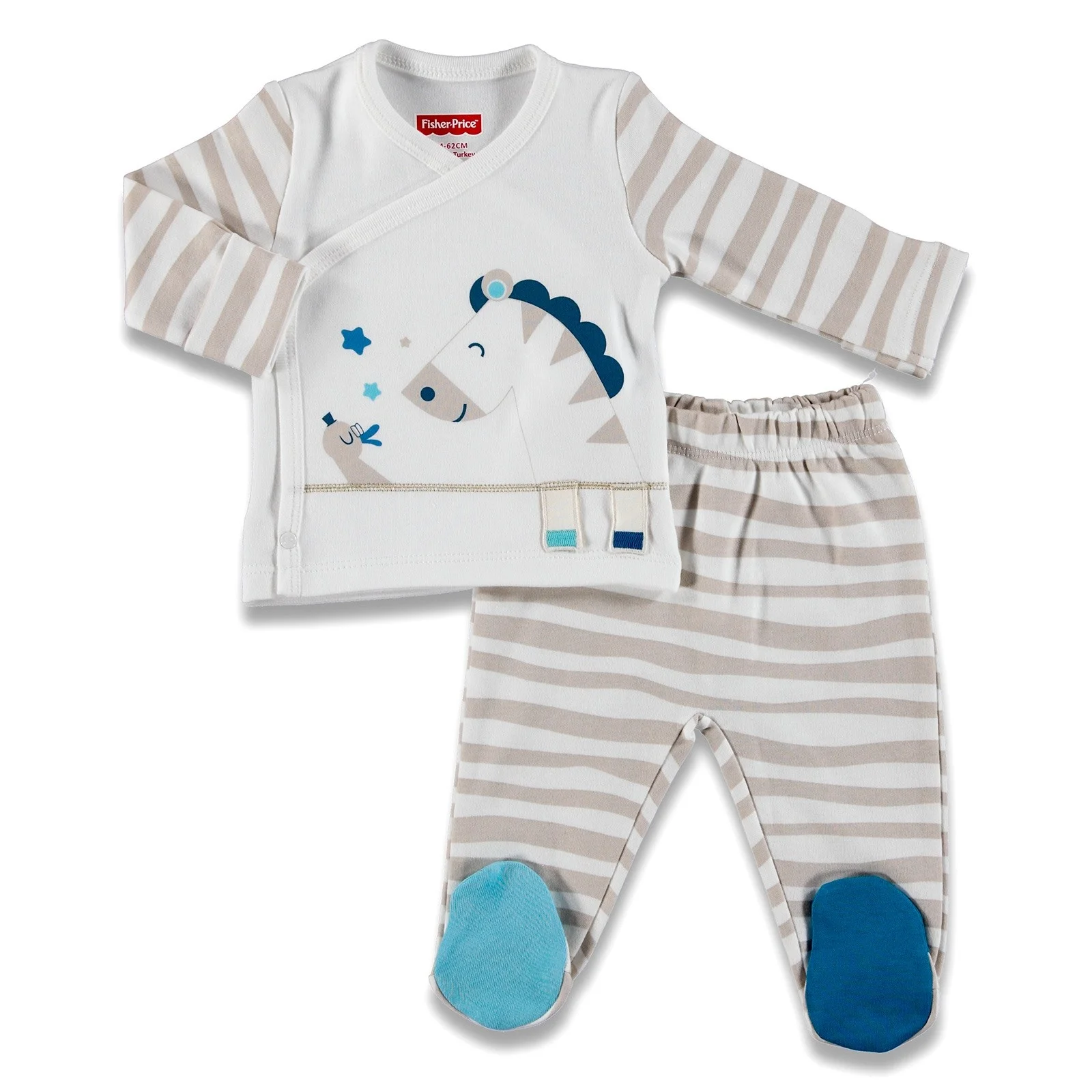 

ebebek Fisher Price Play with Me Baby Bodysuit Footed Trousers Set