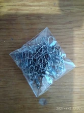 20 piezas pike pesca accesorios horóscopo Pin conector rodamiento rodante giratorio de resorte de acero inoxidable señuelo para anzuelo gira abordar