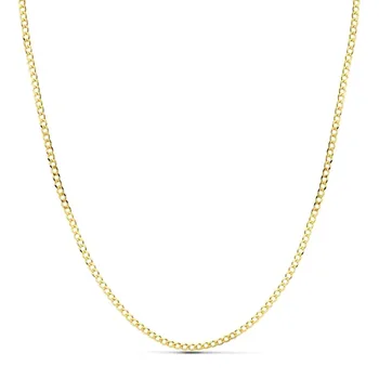 

18k gold chain curb chain 60 cm solid 2mm. 6,10 gr [9632]