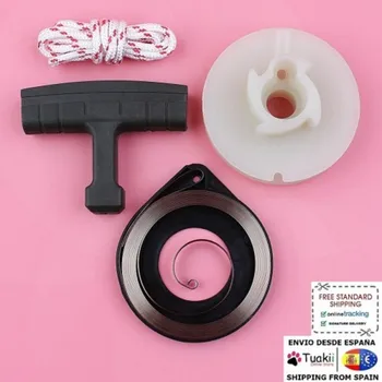

Starter recoil pulley rope spring chainsaw handle