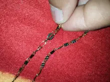 Cadena dorada de 16-30 pulgadas para hombre y mujer, collar bonito, joyería para fiesta de boda, regalo LN038