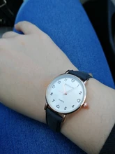 Reloj pequeño Vintage para mujer, correa de cuero, para deportes al aire libre, regalo