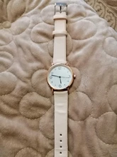 Reloj de pulsera de cuarzo para Mujer, elegante y Simple, informal, de aleación, correa de cuero, femenino