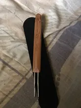 Gancho de mango de bambú de ganchillo profesional, gancho de 0,5 Mm y 0,75 Mm, 1 gancho, 2 ganchos, 3 ganchos, aguja de bloqueo, 1 unids/set