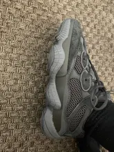 Xpay-Zapatillas De correr Air 350 para Mujer, Zapatos transpirables De ratón del desierto 500 YY 700, sombra De sal, visión suave, color blanco y negro