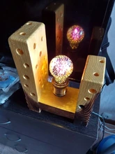 Lamp Light-Bulb Fireworks 3d-Decoration Edison Christmas-Tree Star Novelty Vintage E27 6w