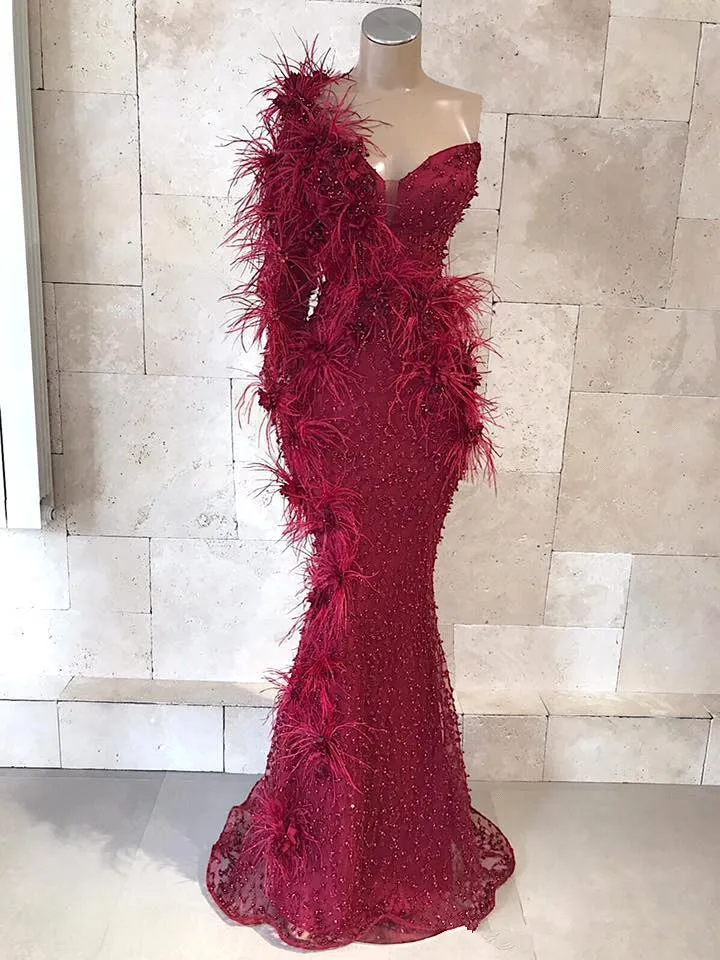 one-shoulder-burgundy-mermaid-prom-dresses (1)