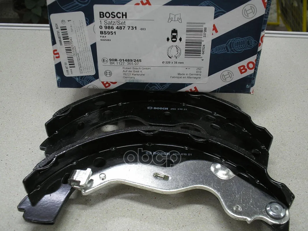 Колодки Тормозные Барабанные Suzuki Sx4 Задние Bosch арт. 0986487731