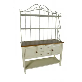 

Dresser Book Shop forging and wood. Dimensions: 194x120x46 cm.