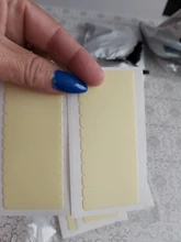 Alileader-Cinta adhesiva de doble cara para extensión de cabello cinta resistente al agua para extensión de cabello, encaje, tupé, 5 hojas, 60 uds.