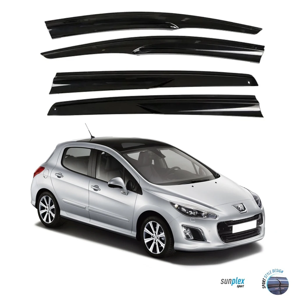 For Peugeot 308 2008 2009 2010 2011 2012 2013 2014 Side Windows Rain