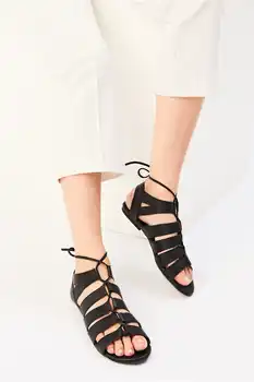

Pearl Genuine Leather Black Women 'S Sandals 120120080010