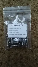 ZONSANTA-tornillo de rosca de acero inoxidable, M1.4, M1.7, M2, 2, M2.6, M3, M3.5, M4, M5, M6, pequeño, 304