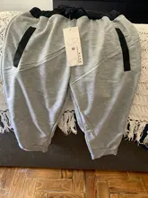 Los hombres de verano Pantalones Harem Pantalones cortos de Deporte Pantalones joggers con cordón ajustable Pantalones