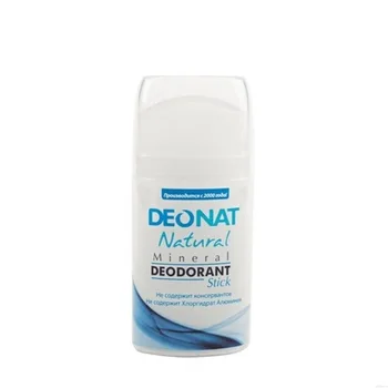

DeoNat Дезодорант-Кристалл чистый, стик овальный, выдвигающийся (push-up) Натуральные дезодоранты