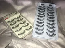 Fake Eyelashes Makeup Daily Natural Thick HBZGTLAD 5-Pairs Handmade 3D