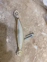 KAK-Manijas para cabinete de cocina, conjunto de mangos de zinc en aleación de marfil, ideal para puerta de alacena, cajón, perillas, muebles de moda europea, equipo de manijas