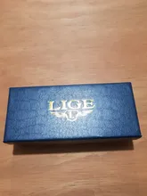 LIGE-Relojes de cuarzo a la moda para hombres, accesorio masculino de lujo, resistente al agua, informal, de cuero