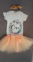 Ropa de 1 año para niña, vestido para niñas con tutú de unicornio, trajes de 1 ° cumpleaños, ropa de Boutique para niñas pequeñas