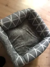 Cama para perros, gatos, cama blanda cama perrera casa cueva cama de saco para dormir Pad tienda mascotas invierno cálido y acogedor camas 2 tamaño L XL 2 colores