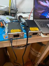 Estación de soldadura T12 STM32 2,1 S, 5 pines, pantalla OLED 1,3, temperatura ajustable, electrónica Digital, con puntas de soldadura