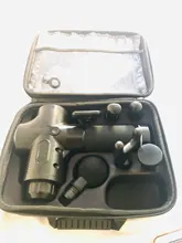 Pantalla LCD eléctrica masaje muscular arma 30 engranajes Fascia de tejido profundo masajeador cuello cuerpo atrás relajación dolor alivio Fitness relajarse