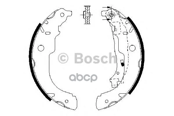 Комплект Тормозных Колодок 0986487721 Bosch арт. 0986487721