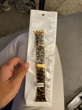 Correa de resina para Apple Watch, banda de 44mm y 40mm para iwatch Series 5 4 3 2 1, banda de 42mm y 38mm, hebilla de Metal, accesorios de pulsera