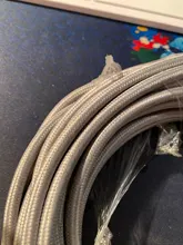 Lamp Power-Cord Fabric-Cable Round-Textile Electrical-Wire Colorful Vintage Flexible