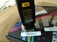 RICHMETERS GY910 medidor de espesor de recubrimiento Digital 1 micrón/0-1300 de la pintura del coche de espesor de película probador del metro de FE/NFE