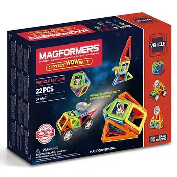 

Magnetic designer Magformers space Wow set