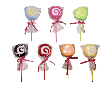 

100 PCs Lollipop shaped Towels in Gift box-Details, regalos and Stardust Memories for Weddings, holy Communion, Baptisms