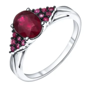 

Silver ring with Ruby