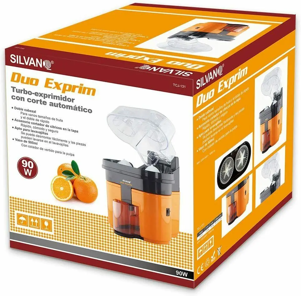 Juice juicer DUO double head TWIN automatic cutting 90W citrus orange