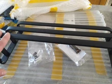 Towel-Hanger Multilayer-Accessories Wall-Mounted Bathroom-Space Black Aluminum Matte