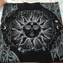 Juego de mesa de Tarot no tejido, cubierta para cartas de juego, mantel para juego, 49x49cm