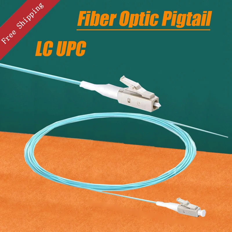 

50pcs LC UPC Multimode OM3 50/125 Fiber Optic Pigtail Free shipping Buy More and Save More