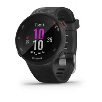 

GPS SPORTS WATCH GARMIN FORERUNNER 45S BLACK-CASE 39MM-MULTISPORT-NOTIFICATIONS-5ATM-COMPATIBLE WITH IPHONE/