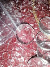 Cabujón de cristal transparente redondo plano para hacer joyas DIY 6mm 8mm 10mm 12mm 14mm 16mm 18mm 20mm 25mm 30mm 35mm