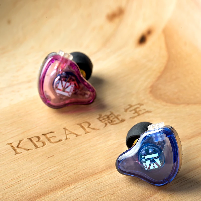 Keephifi KBEAR KS2 1BA+1DD Hybrid Drivers Hifi In-Ear Monitor Sports Headphone Running Earbuds Diamond Earphones Music Headsets