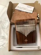 Musical-Instrument Accessories Piano-Gecko Thumb Wooden Hluru Kalimba 21-Key 17 