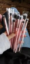 Makeup-Brushes Powder Eyeshadow Eyelash-Eyebrow Blending-Eyeliner Pink Beauty MAANGE