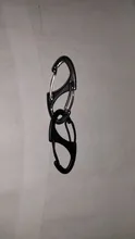 2 uds de bloqueo mosquetón llavero 8 anillo Clip de liberación rápida Rock mosquetones de escalada Clip clave hebilla aire libre acampar herramienta de