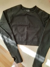 Vital sin costuras de manga larga Top de Yoga ropa deportiva gimnasio entrenamiento shorts de manga acolchada Push Up deportes Bra Tops de entrenamiento