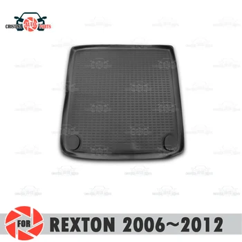 

Trunk mat for Ssang Yong Rexton 2006~2012 trunk floor rugs non slip polyurethane dirt protection interior trunk car styling