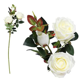 

Stem of 3 Roses 113250 White (60 Cm)