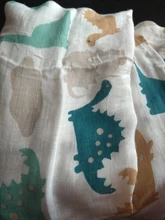 Mantas de muselina de algodón para recién nacido, accesorios para bebé, estampado de unicornio de dibujos animados, envoltura para fotografía, manta envolvente